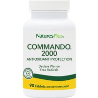 Natures Plus Commando 2000, 90tabs - Συμπλήρωμα Διατροφής με Ισχυρή Αντιοξειδωτική Προστασία για Τόνωση του Ανοσοποιητικού