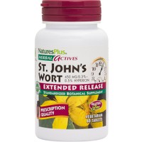 Natures Plus St. John's Wort Extended Realease 450mg 60tabs - Συμπλήρωμα Διατροφής με Εκχύλισμα Βαλσαμόχορτου Παρατεταμένης Αποδέσμευσης με Αντικαταθλιπτικές & Αντιφλεγμονώδεις Ιδιότητες