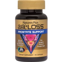 Natures Plus Ageloss Prostate Support 90caps - Συμπλήρωμα Διατροφής Φυτικών Εκχυλισμάτων & Βιταμινών για την Υποστήριξη της Καλής Υγείας του Προστάτη με Αντιφλεγμονώδεις & Αντιοξειδωτικές Ιδιότητες