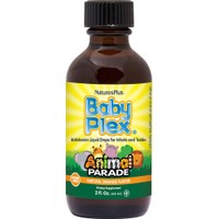 Natures Plus Animal Parade Baby Plex 60ml - Συμπλήρωμα Διατροφής Πολυβιταμινών σε Πόσιμο Υγρό για Βρέφη & Παιδιά Έως 4 Ετών για Ενίσχυση του Ανοσοποιητικού με Αντιοξειδωτικές Ιδιότητες με Γεύση Πορτοκάλι
