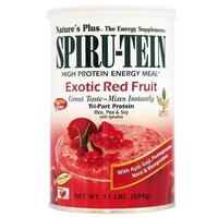 Natures Plus Spiru-Tein Συμπλήρωμα Διατροφής Ιδανικό για Δραστήρια Άτομα & Αθλητές, σε Σκόνη με Γεύση Εξωτικών Φρούτων 504gr