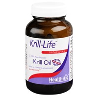 Health Aid Krill-Life 90caps - Συμπλήρωμα Διατροφής για Καρδιά, Χοληστερίνη, Αρθρώσεις, Μνήμη & Μάτια, Χωρίς Επίγευση
