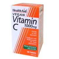 Health Aid Vitamin C 1000mg With Bioflavonoids 60tabs - Συμπλήρωμα Διατροφής Βραδείας Αποδέσμευσης για Παρατεταμένη Δράση