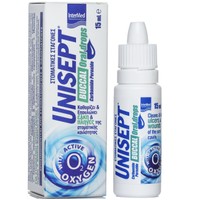 Intermed Unisept Buccal (Oromucosal) Drops 15ml - Στοματικές Σταγόνες για Καθαρισμό, Επούλωση & Ανακούφιση Ελκών & Πληγών