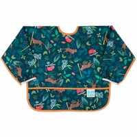 Bumkins Waterproof Sleeved Bib 6-24m 1 Τεμάχιο - Jungle - Αδιάβροχη Σαλιάρα με Μακριά Μανίκια & Τσέπη