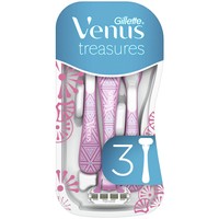 Gillette Venus Treasures Disposable Razors 3 Τεμάχια - Γυναικεία Ανταλλακτικά Ξυραφάκια