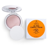 Youth Lab Oil Free Compact Cream Spf50 Light Color 10g - Αντηλιακή Κρέμα Πολύ Υψηλής Προστασίας σε Μορφή Compact Make up για Μικτή - Λιπαρή Επιδερμίδα