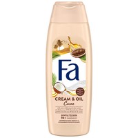 Fa Foam Bath Cream & Oil Cacao Κρεμώδες Αφρόλουτρο με Έλαιο Καρύδας & Βούτυρο Κακάο για Αίσθηση Απαλότητας στο Ξηρό Δέρμα 750ml