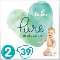 Δώρο Pampers Pure Protection No2 (4-8kg) 39 πάνες