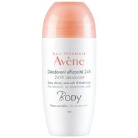 Avene Body Deodorant Roll-On Efficacite 24h, 50ml - Αποσμητικό για 24ωρη Αποτελεσματικότητα