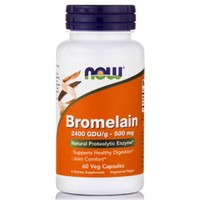 Now Foods Bromelain Μπορεί να Βοηθήσει στην Υποστήριξη της Υγιούς Πέψεως 500mg 60caps