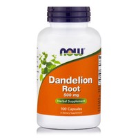 Now Foods Dandelion Root 500mg Συμπλήρωμα Διατροφής από Πικραλίδα για την Αποτοξίνωση του Ήπατος 100caps