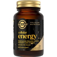 Solgar Cellular Energy 28veg.caps - Συμπλήρωμα Διατροφής με Niagen, Βιταμίνες Β & C, για Υποστήριξη του Φυσιολογικού Κυτταρικού Μεταβολισμού & την Παραγωγή Ενέργειας, Συμβάλλοντας στη Μείωση της Κούρασης & Κόπωσης με Αντιοξειδωτική Προστασία
