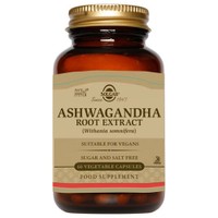 Solgar Ashwagandha Root Extract 60veg.caps - Συμπλήρωμα Διατροφής με Εκχύλισμα Ασβαγκάντας για την Αντιμετώπιση του Στρες, Ενίσχυση του Ανοσοποιητικού με Αντιφλεγμονώδεις Ιδιότητες