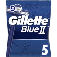 Gillette Blue II Comfort Disposable 5 Τεμάχια - Ανδρικά Ξυραφάκια με 2 Λεπίδες Μακράς Διαρκείας