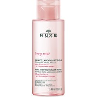 Nuxe Very Rose 3in1 Soothing Micellar Water 400ml - Μικυλλιακό Νερό Καθαρισμού & Ντεμακιγιάζ Προσώπου - Ματιών με Ροδόνερο, Κατάλληλο για Όλους τους Τύπους Επιδερμίδας