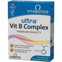 Vitabiotics Ultra Vitamin B Complex 60Tabs - Συμπλήρωμα Διατροφής του Συμπλέγματος Βιταμινών B για την Ομαλή Λειτουργία του Νευρικού Συστήματος