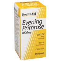 Health Aid Evening Primrose 1000mg 90caps - Συμπλήρωμα Διατροφής με Έλαιο Νυχτολούλουδου για Ισορροπία & Ομορφιά εκ των Έσω