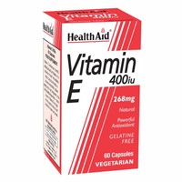 Health Aid Vitamin E 400iu 60caps - Συμπλήρωμα Διατροφής Βιταμίνης Ε Φυσικής Μορφής (d-alpha-Τοκοφερόλη)