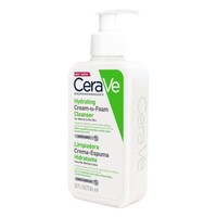 CeraVe Hydrating Cream to Foam Cleanser for Normal to Dry Skin 236ml - Αφρώδης Κρέμα Καθαρισμού, Ενυδάτωσης & Ντεμακιγιάζ Προσώπου Σώματος για Κανονικό, Ξηρό Δέρμα