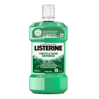 Listerine Teeth & Gum Defence 500ml - Στοματικό Διάλυμα Ενδυναμώνει τα Δόντια & Προστατεύει τα Ούλα