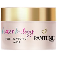 Pantene Hair Biology Full & Vibrant Rejuvenating Mask 160ml - Μάσκα που Ενισχύει τον Όγκο στα Λεπτά ή με Αραίωση & Βαμμένα Μαλλιά