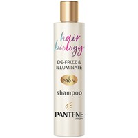 Pantene Hair Biology De-frizz & Illuminate Shampoo 250ml - Σαμπουάν για Ξηρά ή Βαμμένα Μαλλιά που Φριζάρουν Εύκολα