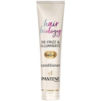 Pantene Hair Biology De-frizz & Illuminate Conditioner 160ml - Μαλακτική Κρέμα για Ξηρά ή Βαμμένα Μαλλιά που Φριζάρουν Εύκολα