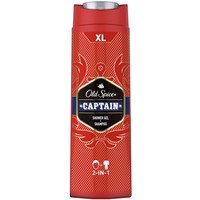 Old Spice Captain Shower & Shampoo 400ml - Ανδρικό Αφρόλουτρο, Σαμπουάν σε Μορφή Gel