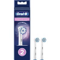 Oral-B Sensitive Clean Toothbrush Heads 2 Τεμάχια - Ανταλλακτικές Κεφαλές για Απαλό Βούρτσισμα & πιο Υγιή Ούλα