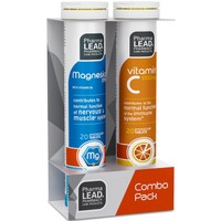Pharmalead Promo Magnesium 375mg με Βιταμίνη B6 & Κάλιο 20Effer.tabs & Vitamin C 1000mg 20Effer.tabs - Συμπλήρωμα Διατροφής με Μαγνήσιο που Συμβάλλει στην Φυσιολογική Λειτουργία του Νευρικού & Μυϊκού Συστήματος & Βιταμίνη C για Ενίσχυση του Ανοσοποιητικού