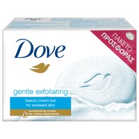 Dove Πακέτο Προσφοράς Gentle Exfoliating Soap 4x90g - Σαπούνι Απολέπισης για Καθημερινή Χρήση