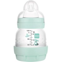 Mam Easy Start™ Anti-Colic 0m+ Κωδ 353S 130ml - Σιέλ - Μπιμπερό Πολυπροπυλενίου με Θηλή Σιλικόνης & Σύστημα Κατά των Κολικών