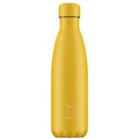 Chilly's Bottle All Burnt Yellow 500ml - Ανοξείδωτο Θερμός για Ζεστά & Κρύα Ροφήματα