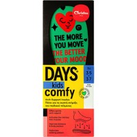 Christou Days Kids Comfy Move Your Mood Arch Support Insoles Πράσινο 1 Ζευγάρι, Κωδ CH-051 - No 35 / 37 - Ανατομικοί Πάτοι για τη Σωστή Στήριξη του Παιδικού Πέλματος