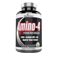 Anderson Amino-4 Complex 200tabs - Συμπλήρωμα Διατροφής Αμινοξέων Διακλαδισμένης Αλυσίδας για Αύξηση Μυϊκής Μάζας