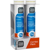 Pharmalead Promo Magnesium 375mg 40 Effer.tabs (2x20 Effer.tabs) - Συμπλήρωμα Διατροφής Μαγνησίου & Βιταμίνης Β6 για τη Καλή Λειτουργία του Νευρικού & Μυοσκελετικού Συστήματος με Γεύση Λεμόνι