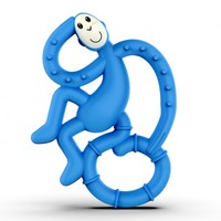 Matchstick Monkey Mini Monkey Teether Κωδ 240302, 1 Τεμάχιο - Blue - Μασητικό Οδοντοφυΐας από την Γέννηση