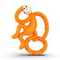 Matchstick Monkey Mini Monkey Teether Κωδ 240305, 1 Τεμάχιο - Orange - Μασητικό Οδοντοφυΐας από την Γέννηση
