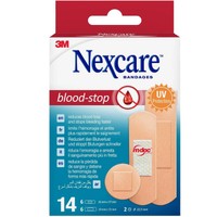 3M Nexcare Blood-Stop Plasters 14 Τεμάχια - Αυτοκόλλητα Αιμοστατικά Επιθέματα σε 3 Μεγέθη
