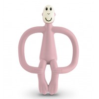 Matchstick Monkey Teething Toy Κωδ 240110, 1 Τεμάχιο - Dusty Pink - Μασητικό Οδοντοφυΐας από 3 Μηνών