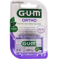 Gum Ortho Pre-Cut Wax Mint Flavour - Κωδ 724 - Ορθοδοντικό Κερί για την Αποτροπή Σχηματισμού Πληγών από Ορθοδοντικές Συσκευές