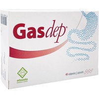 Erbozeta Gasdep 45caps - Συμπλήρωμα Διατροφής με Πεπτικά Ένζυμα & Φιλικά για τον Οργανισμό Βακτήρια Κατάλληλο για Χρόνιες ή Περιστασιακές Καταστάσεις Κοιλιακής Διόγκωσης & Μετεωρισμού