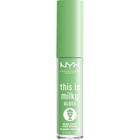 NYX Professional Makeup This Is Milky Lip Gloss Milkshake Flavor 4ml - Mint Choc Chip Shake - Lip Gloss με Κρεμώδη Υφή & Έντονη Λάμψη με Γεύση Milkshake