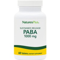 Natures Plus Paba 1000mg 60tabs - Συμπλήρωμα Διατροφής Αμινοξέος Paba για την Ενίσχυση της Εντερικής Χλωρίδας & Αφομοίωσης Πρωτεϊνών με Ισχυρές Αντιοξειδωτικές Ιδιότητες