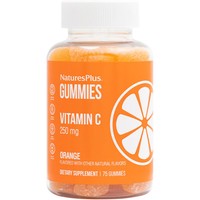 Natures Plus Gummies Vitamin C 250mg, 75 Softgels - Συμπλήρωμα Διατροφής με Βιταμίνη C για Ενίσχυση του Ανοσοποιητικού με Γεύση Πορτοκάλι