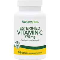 Natures Plus Esterified Vitamin C 675mg 90tabs - Συμπλήρωμα Διατροφής Βιταμίνης C σε Εστερική Μορφή Ήπια στο Στομάχι για Ενίσχυση του Ανοσοποιητικού Συστήματος