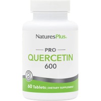 Natures Plus Pro Quercetin 600mg, 60tabs - Συμπλήρωμα Διατροφής Κερσετίνης με Ισχυρή Αντιοξειδωτική & Αντιφλεγμονώδη Δράση για Διατήρηση Υγιών Επιπέδων Αρτηριακής Πίεσης