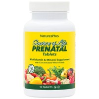 Natures Plus Source of Life Prenatal 90tabs - Συμπλήρωμα Διατροφής Πολυβιταμινών, Μετάλλων & Ιχνοστοιχείων Ειδικά Σχεδιασμένο για την Υποστήριξη Μητέρας & Εμβρύου Κατά την Εγκυμοσύνη & τον Θηλασμό