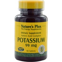 Natures Plus Potassium 99mg 90tabs - Συμπλήρωμα Διατροφής με Κάλιο που Συμβάλει στη Σωστή Μετάδοση Νευρικών Σημάτων & στη Καλή Λειτουργία της Καρδιάς